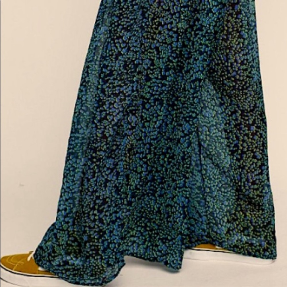 Free People Sleep-In Navy Leopard Spotted Comfy Pants - Picture 7 of 13